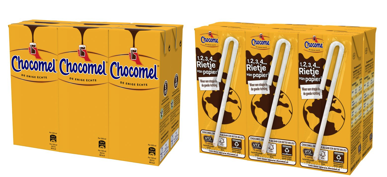 FrieslandCampina stapt over op duurzame papieren rietjes