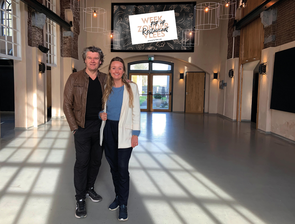 Pop-up restaurant met Peter Lute tijdens Nationale Week Zonder Vlees