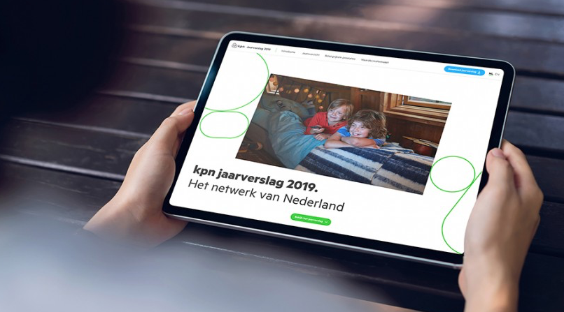 Born05 ontwikkelt online platform voor jaarverslag KPN