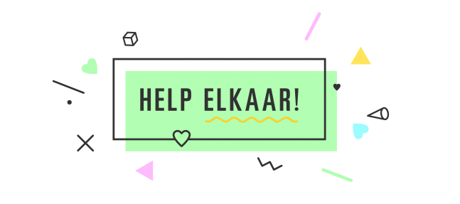 Help elkaar! label maakt aangeboden hulp zichtbaar op social media