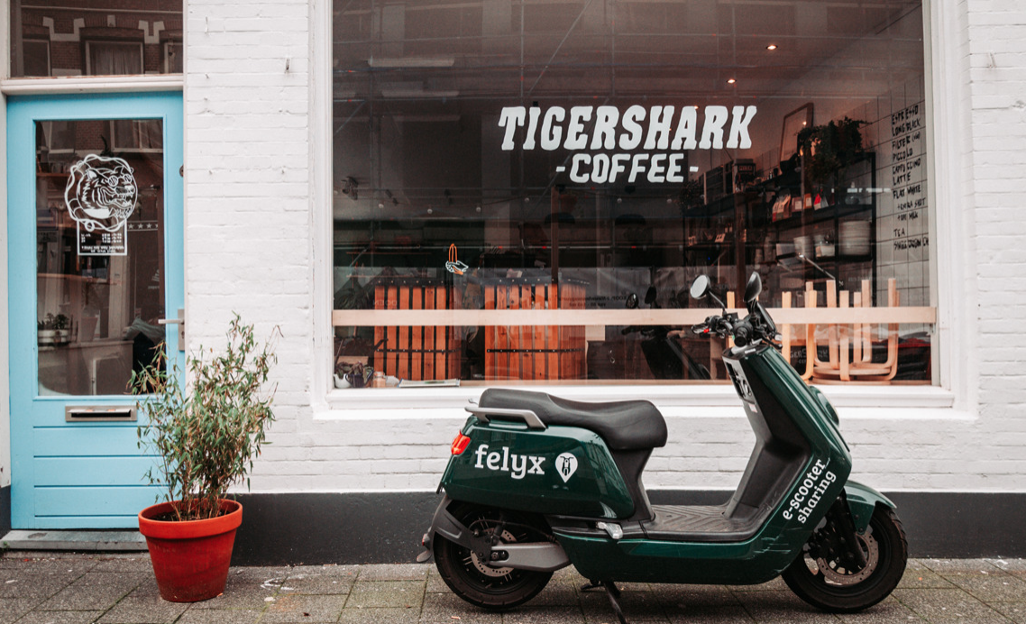 felyx helpt ondernemers en thuiswerkers met deelscooters