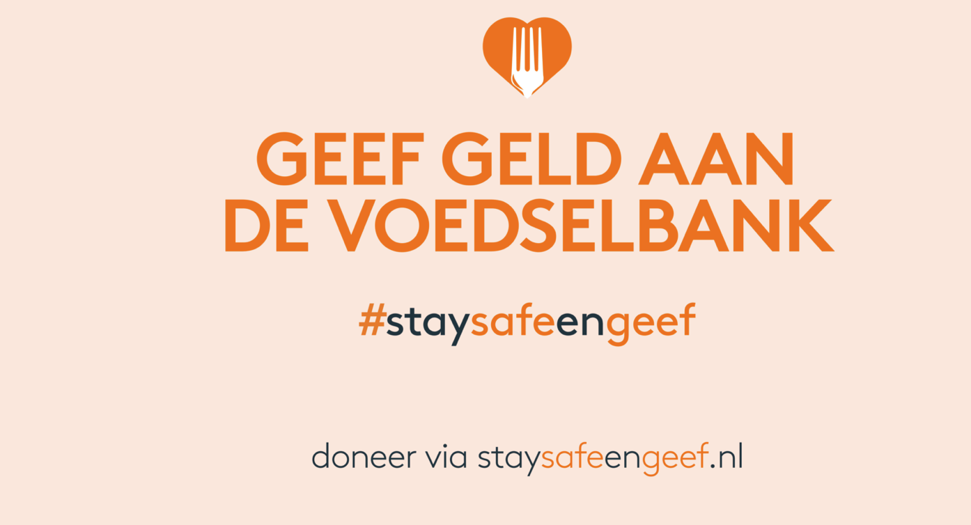 Chuck studios steunt Voedselbank met #staysafeengeef campagne