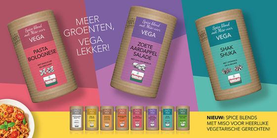 Verstegen introduceert Spice Blends voor Vega met campagne 'Vega Lekker'