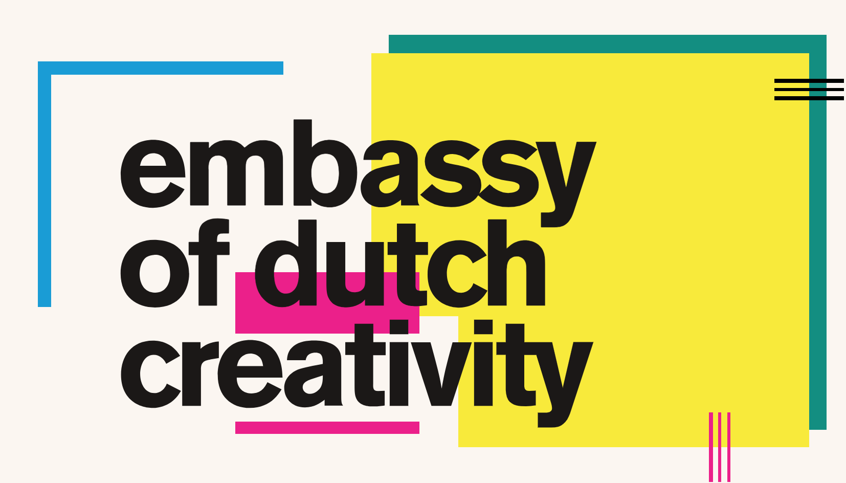 Eigen brandsong voor Embassy of Dutch Creativity