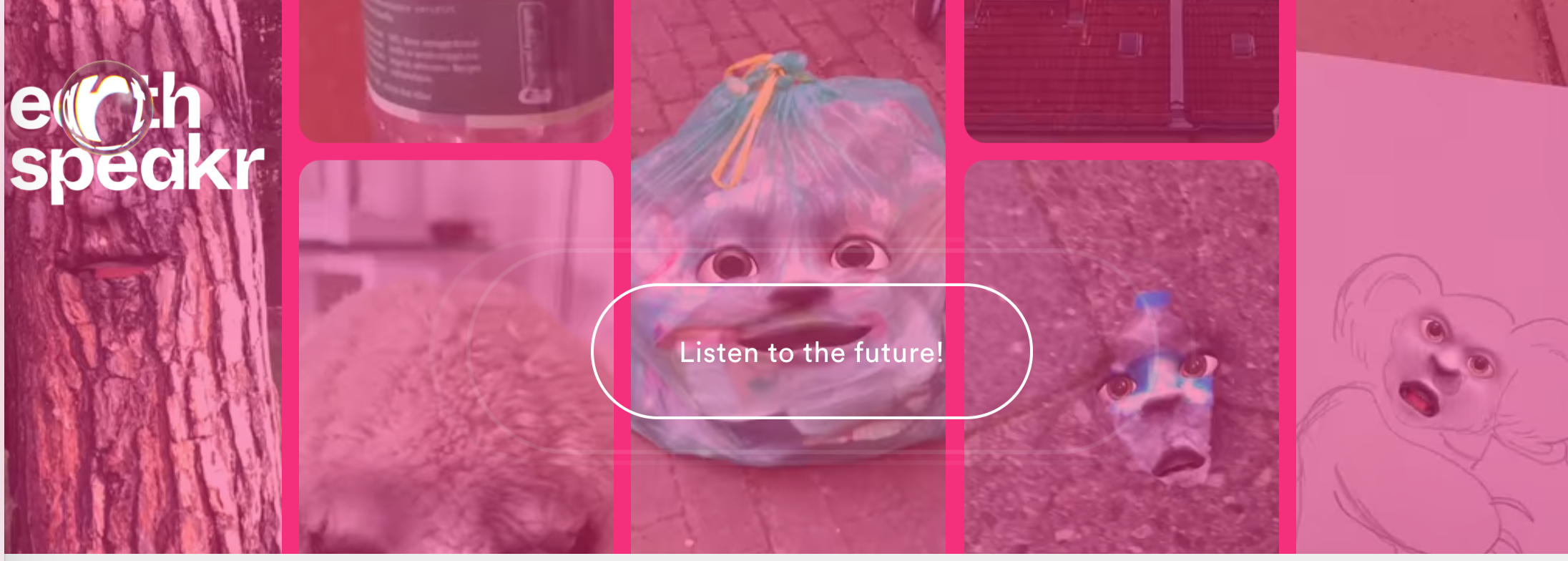 Kinderen nemen Earth Speakr over, het interactieve kunstwerk van Olafur Eliasson