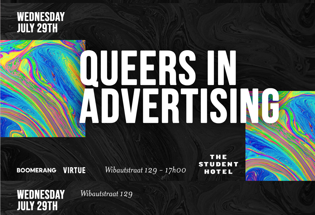 Boomerang en Virtue organiseren Queers in Advertising netwerkborrel