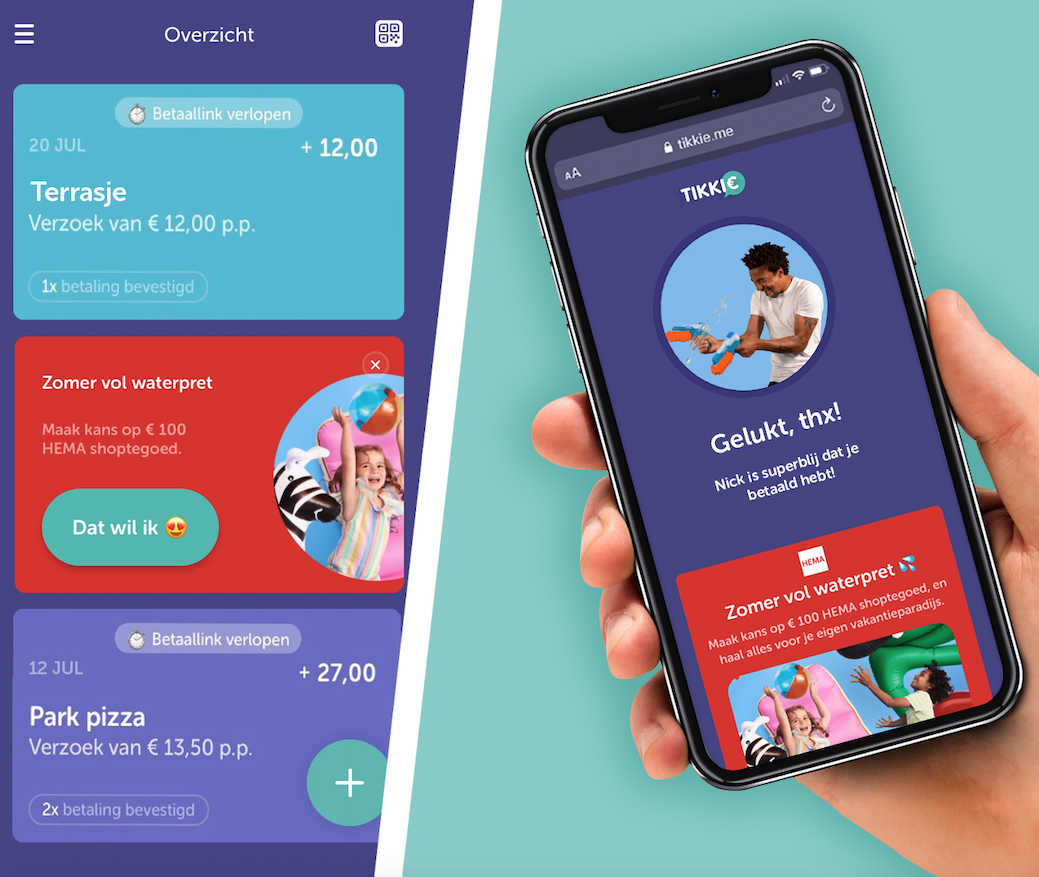 Adverteren in de Tikkie app met Tikkie Brands