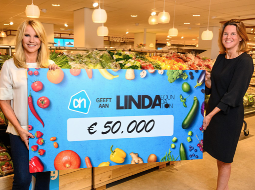 Albert Heijn doneert €50.000 aan waardebonnen aan LINDA.foundation