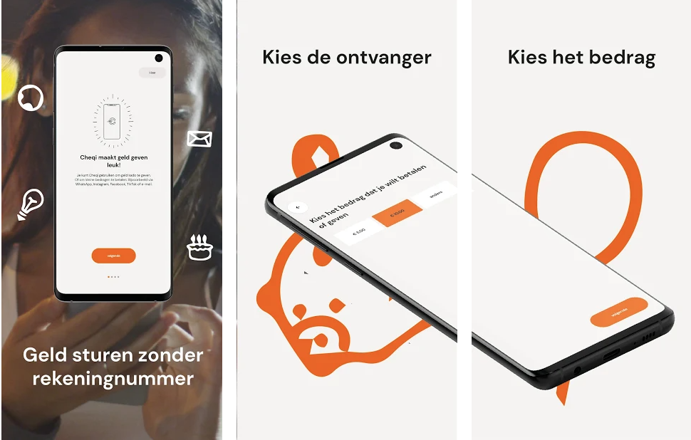Cheqi maakt geld geven nog makkelijker