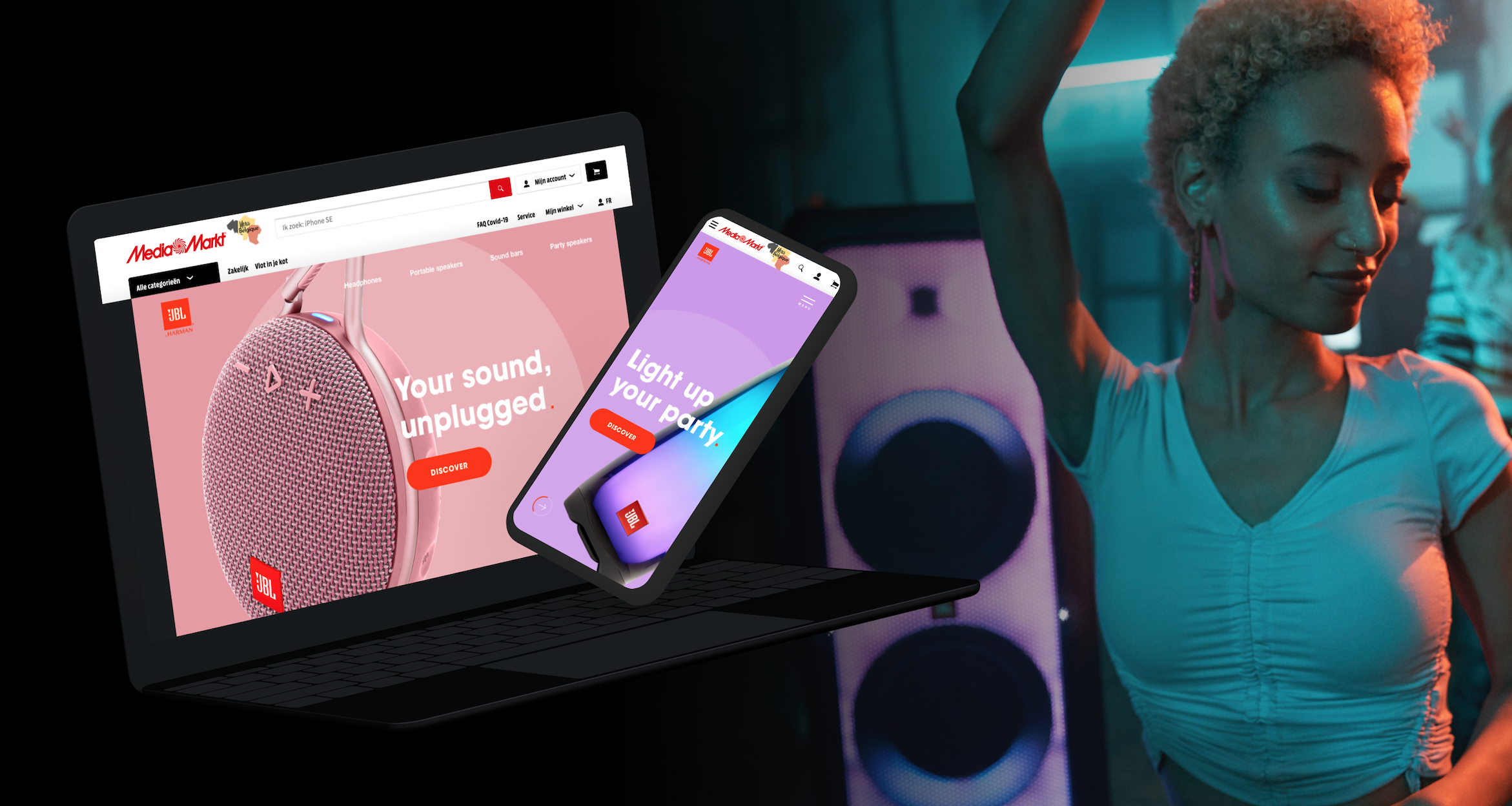JBL lanceert digitale shop-in-shop voor online retailers in Europa