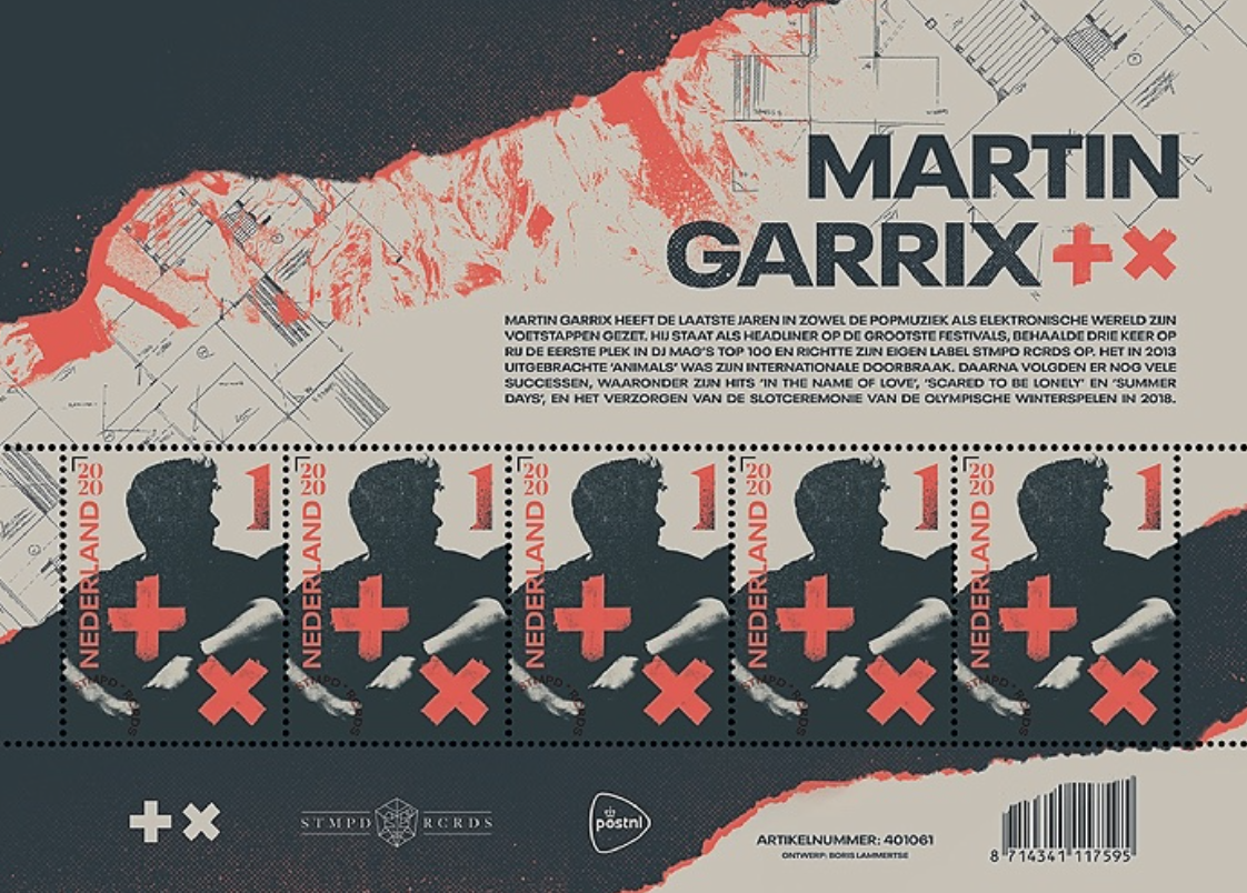 Martin Garrix krijgt eigen postzegel