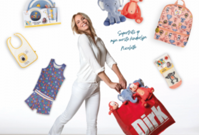 Dirk verkoopt Nicolette Kluijver's baby- en kindercollectie