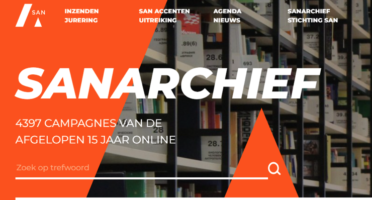 Online reclame archief van de SAN verrijkt met cases 2019