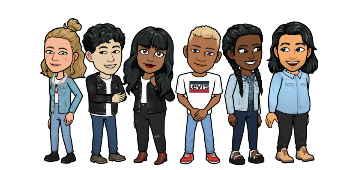 Fonk - Marketing: Snapchat Lanceert Collectie Met Levi’s Voor Bitmoji ...