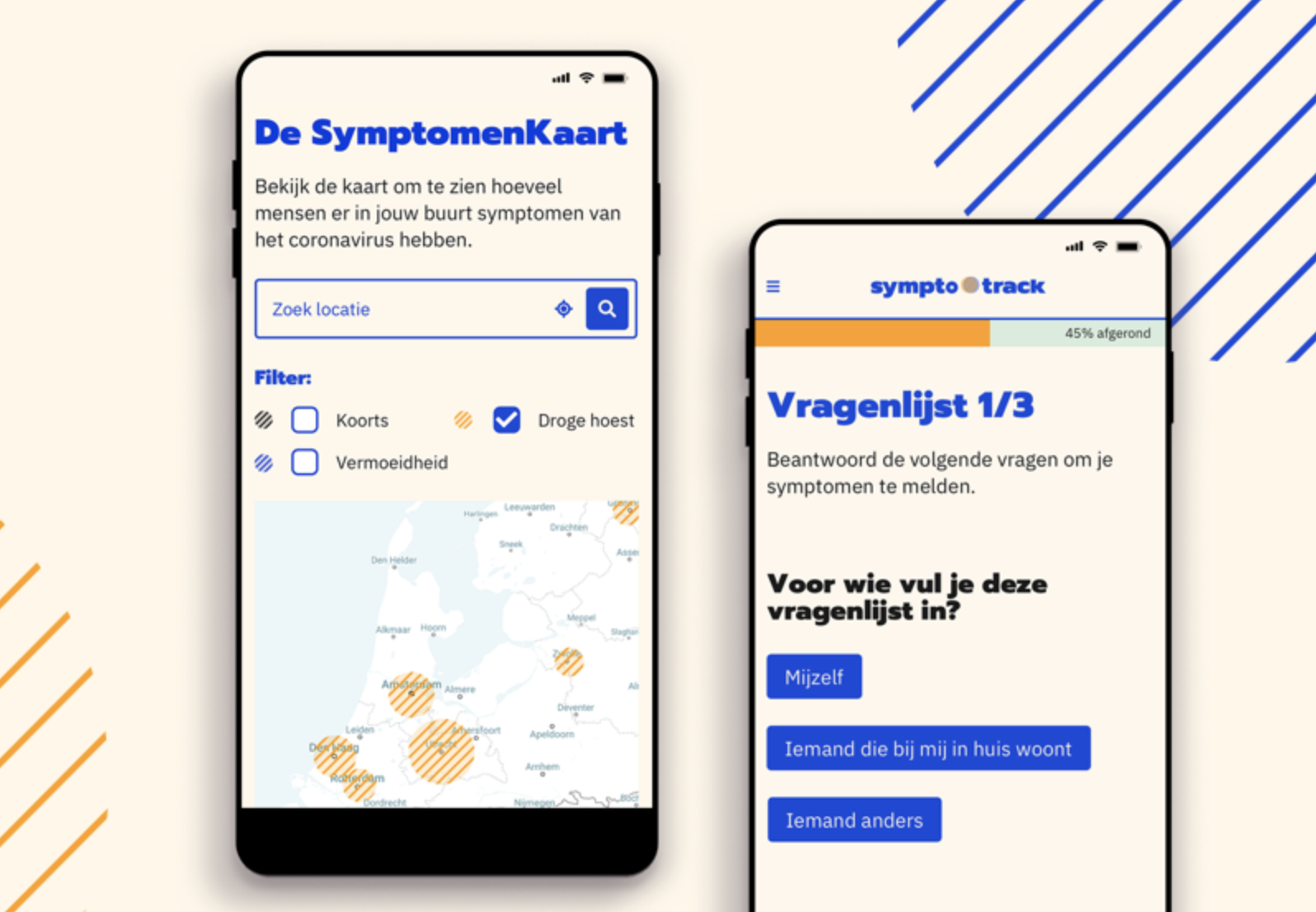 SymptoTrack brengt mensen met symptomen coronavirus in kaart