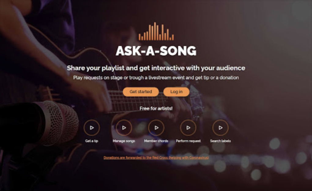 Genieten van live muziek via de website Ask-a-song