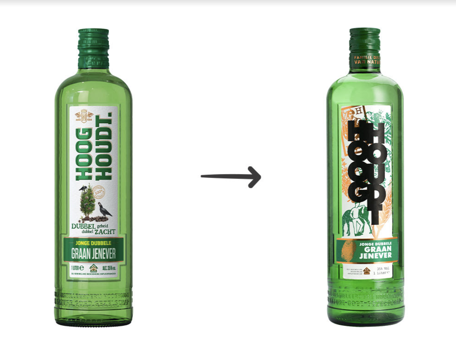 Rebranding Hooghoudt succes: jenevermerk 'klaar voor de 21ste eeuw'