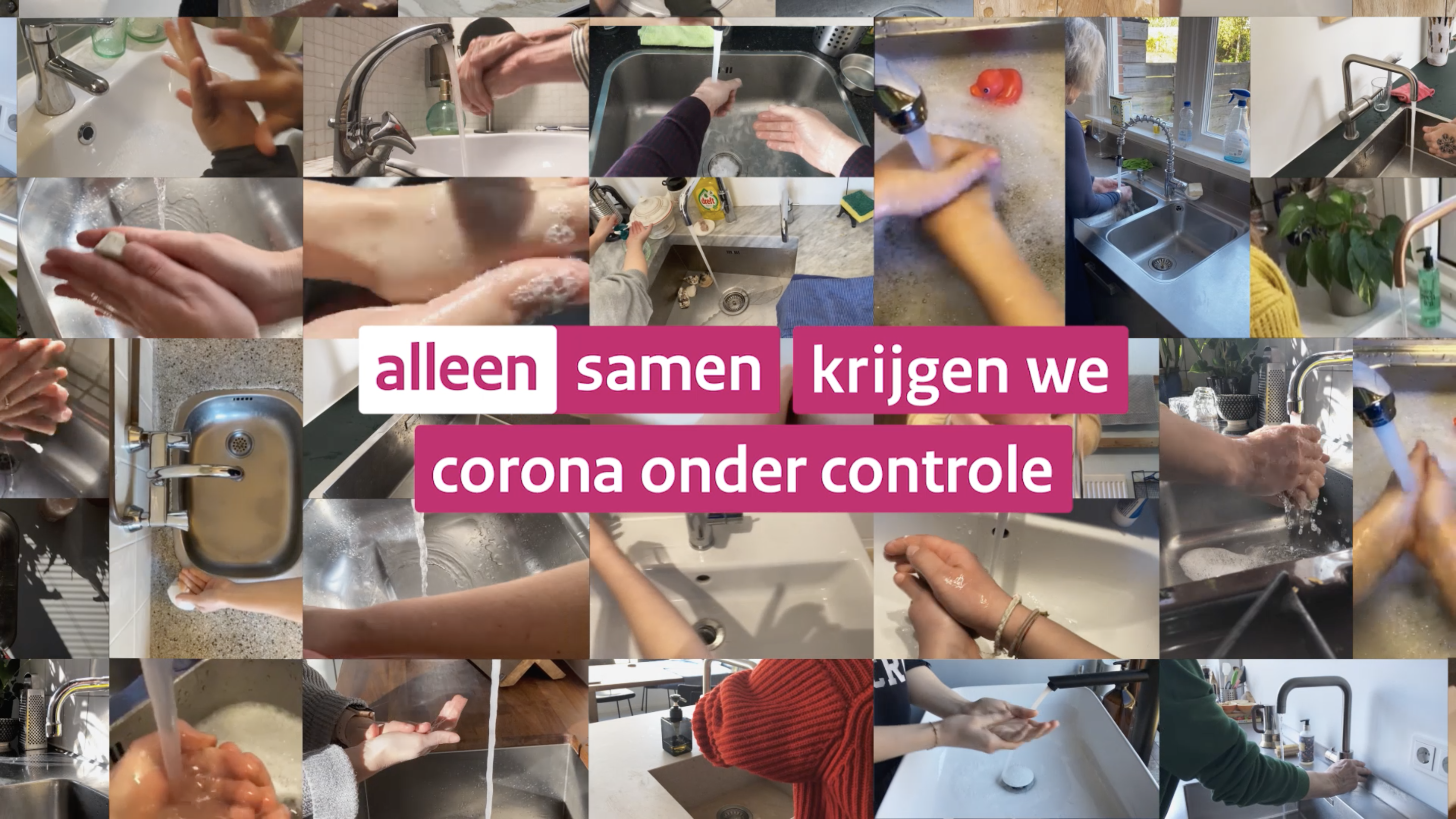 Campagne Rijksoverheid: Alleen samen krijgen we corona onder controle