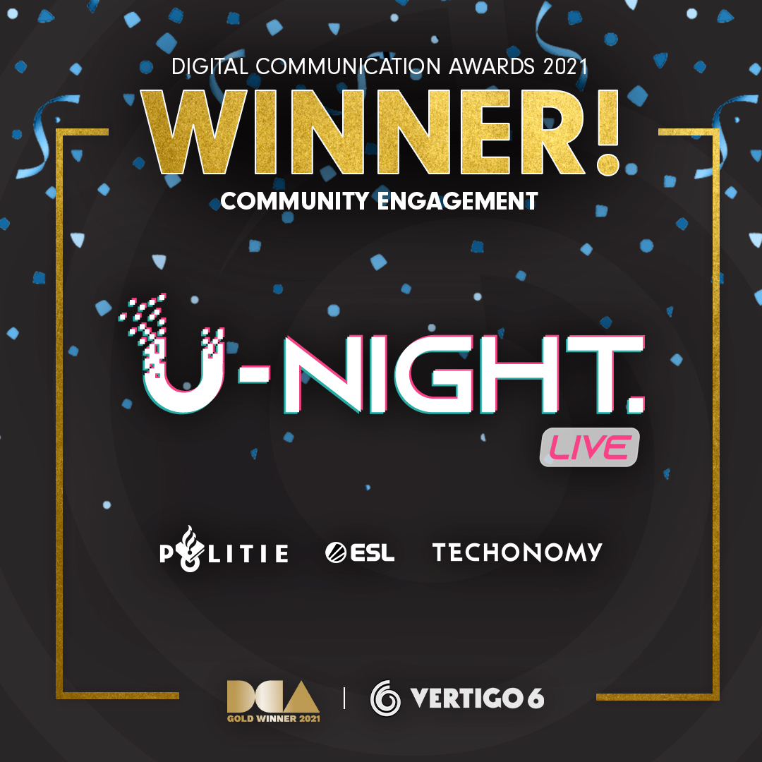 U-Night wint goud bij Europese Digital Communication Award