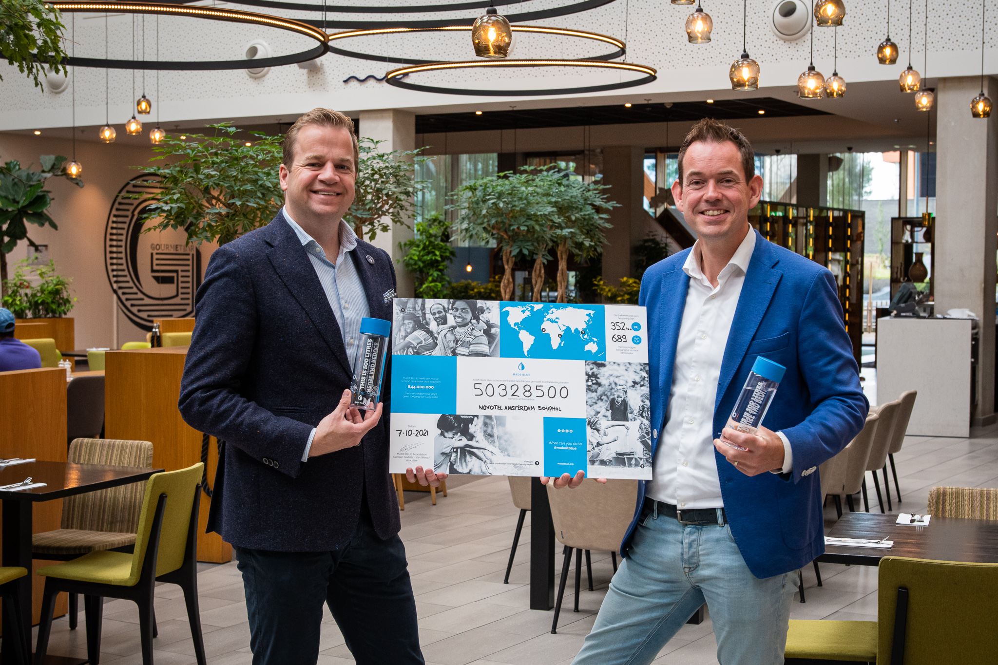 Novotel en Made Blue Foundation doneren geld aan drinkwaterprojecten