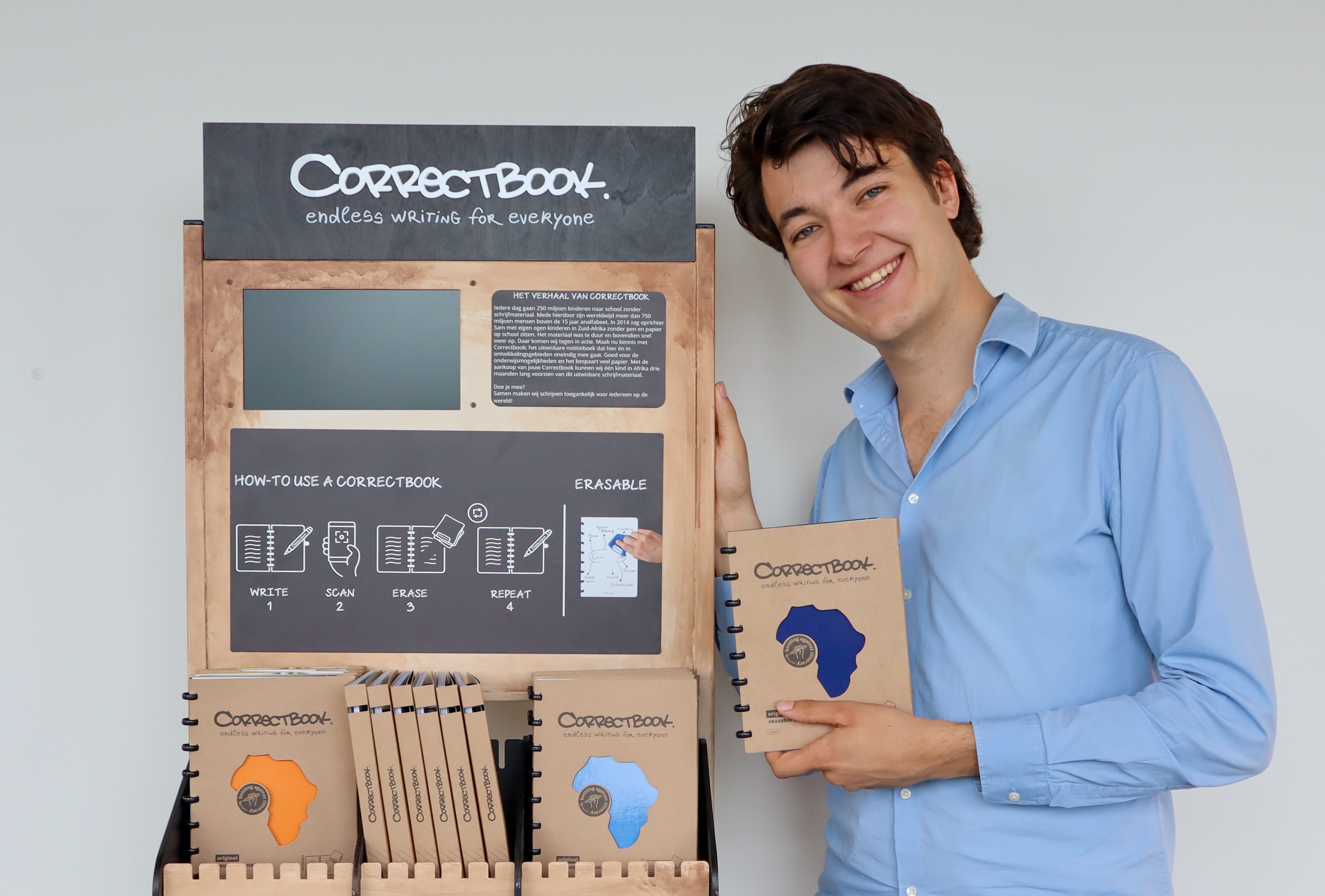 Correctbook gebruikt geen plastic verpakkingen meer