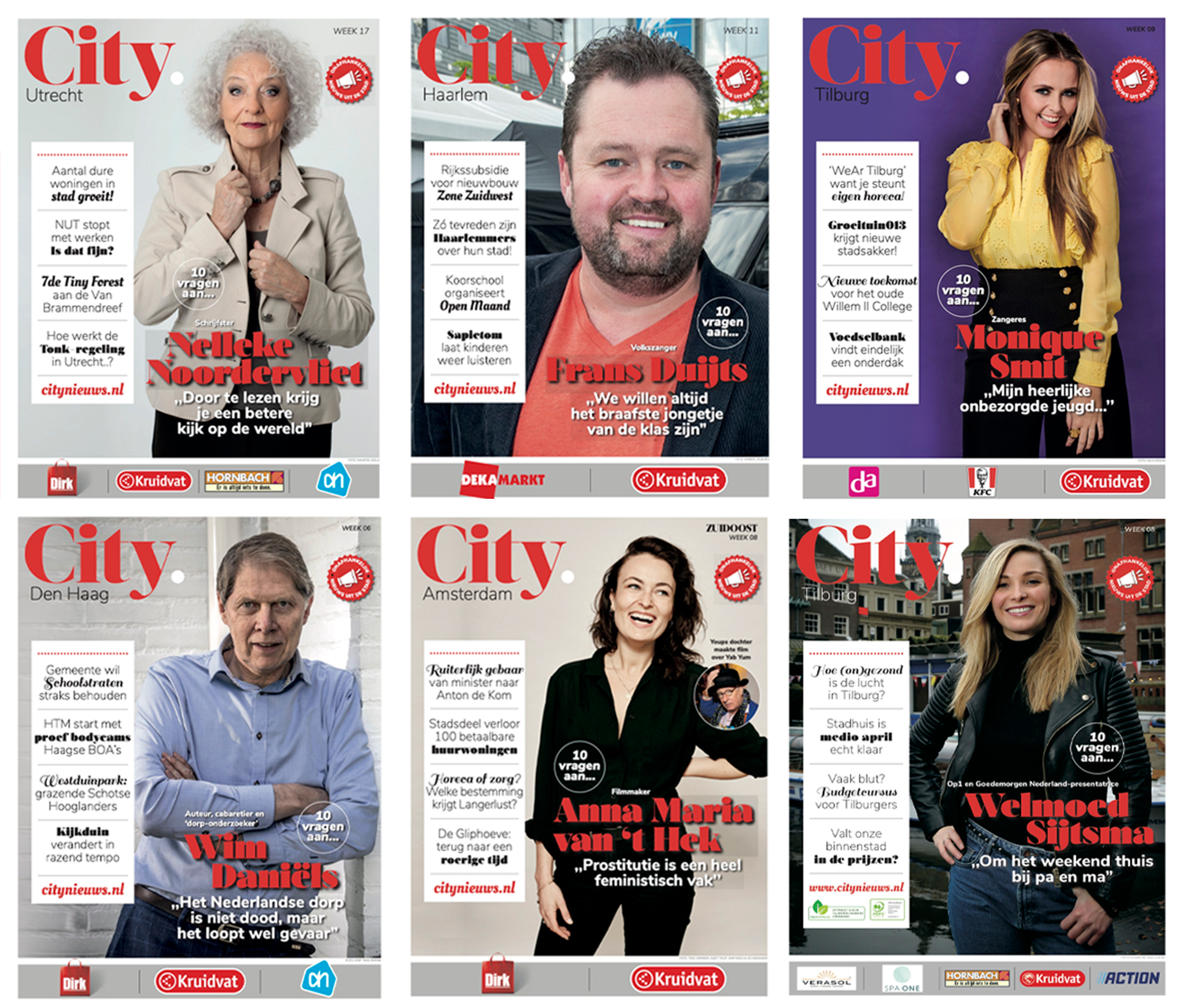 Oplage huis-aan-huismagazine CITY verhoogd naar 700.000