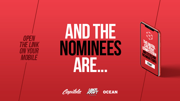 Genomineerden Ocean Digital Creative Competition Amsterdam bekend