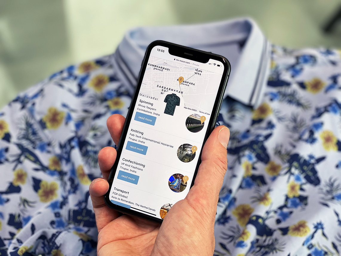 tex.tracer geeft met blockchain inzicht in herkomst kleding