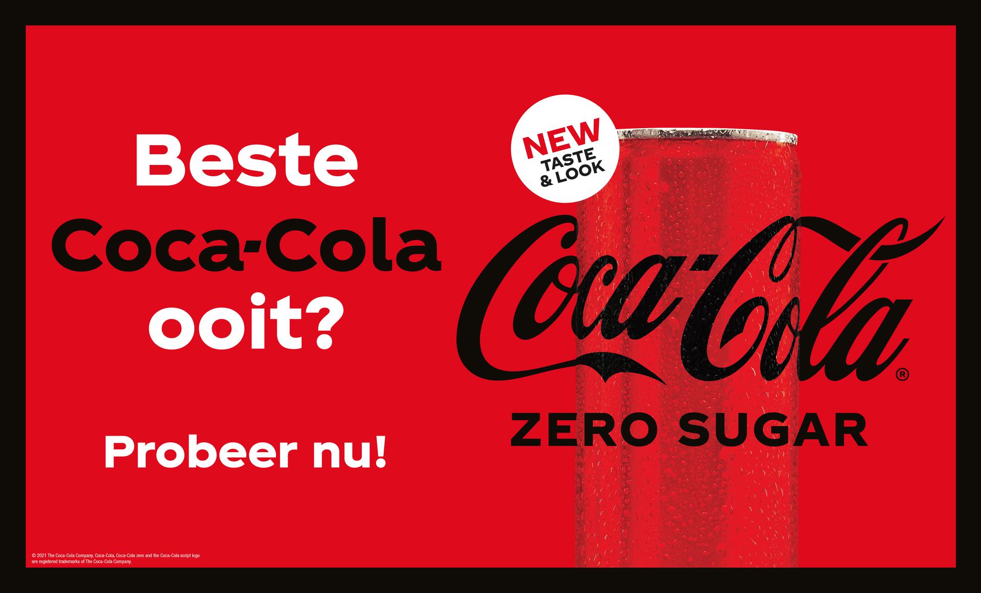 Nieuw recept Coca-Cola zero sugar: 'Beste Coca-Cola ooit?'