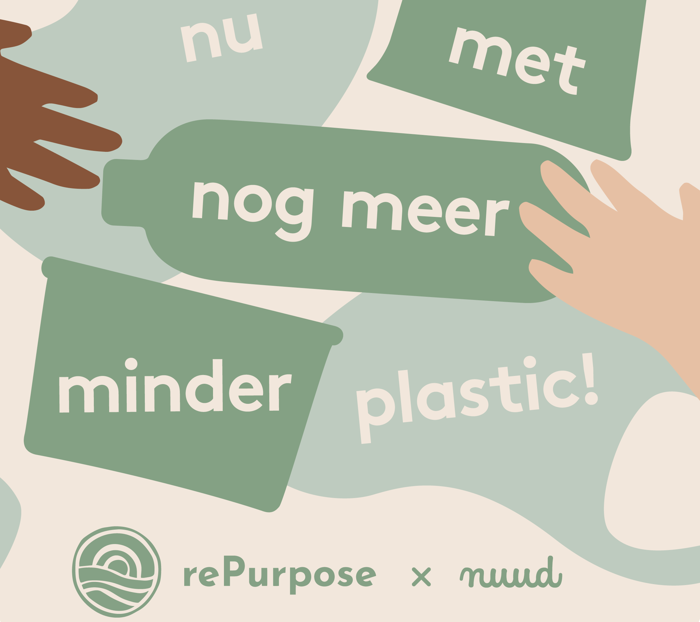 nuud heeft negatieve plastic footprint door rePurpose Global