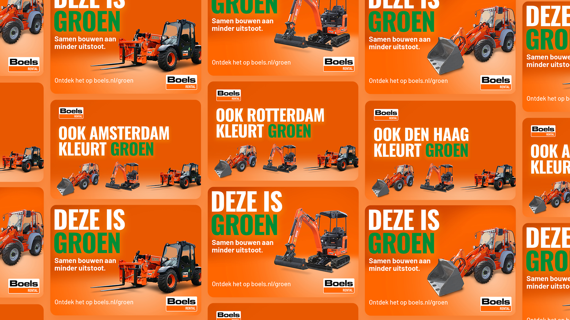 Boels Rental lanceert 'Oranje is het nieuwe groen' met MIX en Elevator