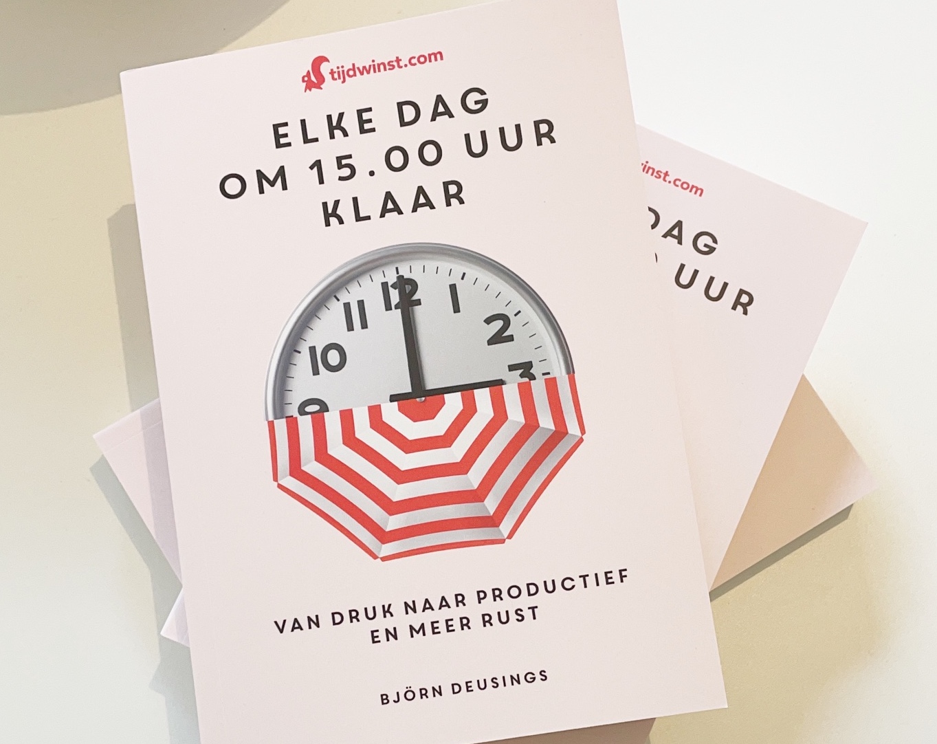 'Elke dag om 15.00 uur klaar' een boek voor het winnen van tijd
