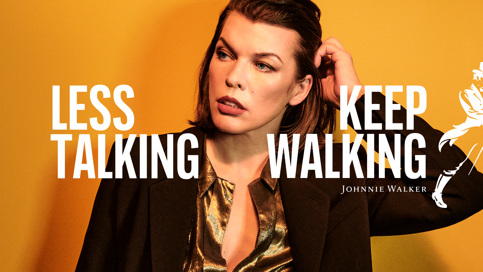 Milla Jovovich het gezicht van Johnnie Walker in campagne