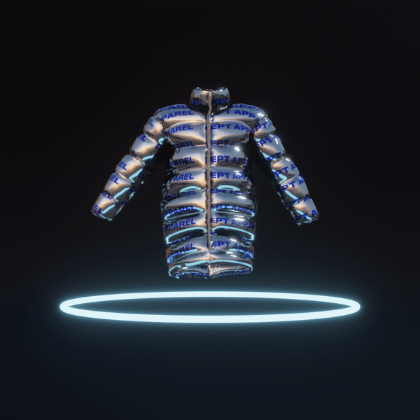 Dept creëert limited edition AR puffer jas