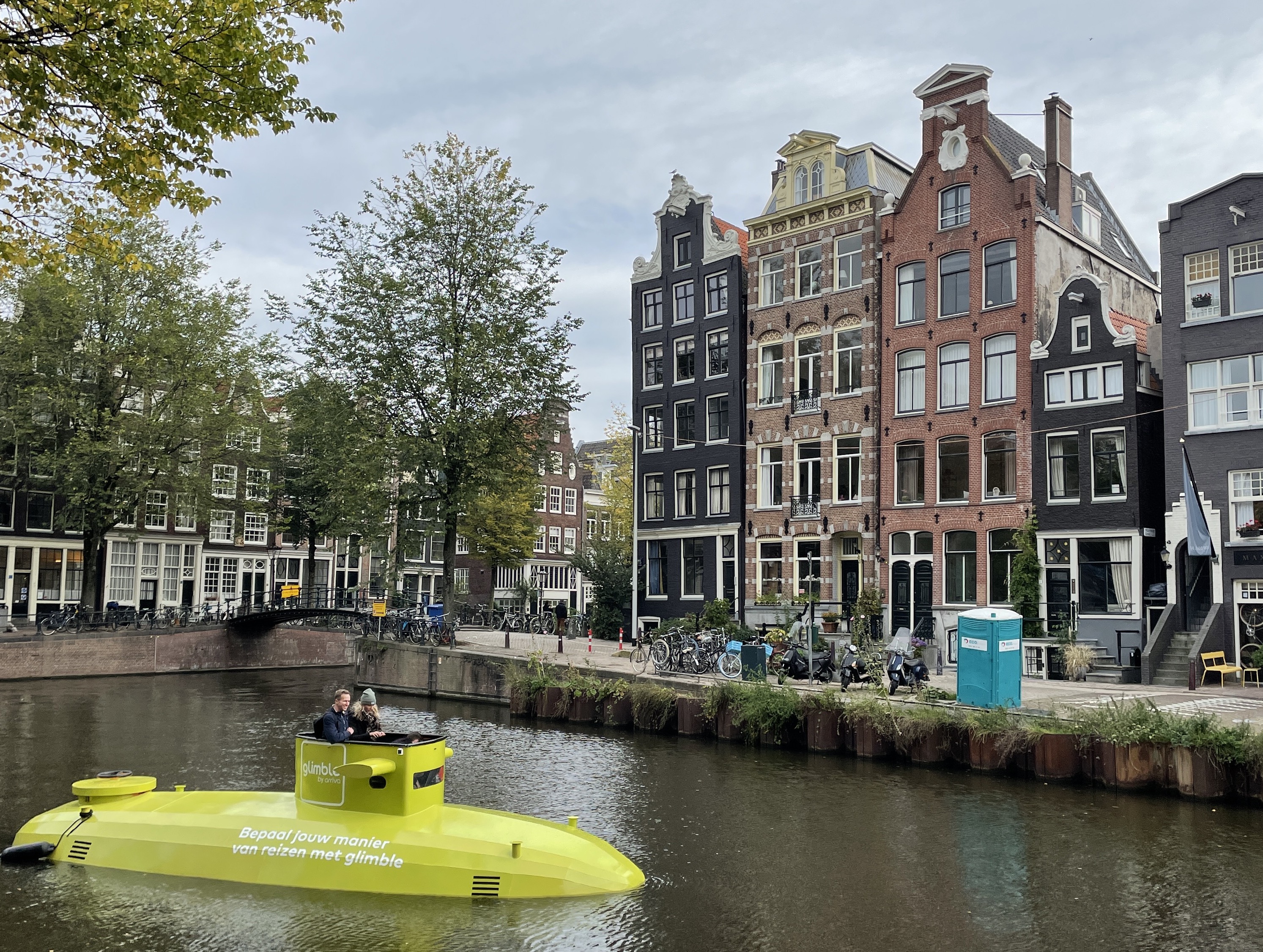 Per duikboot door Amsterdam met reisplatform glimble by Arriva