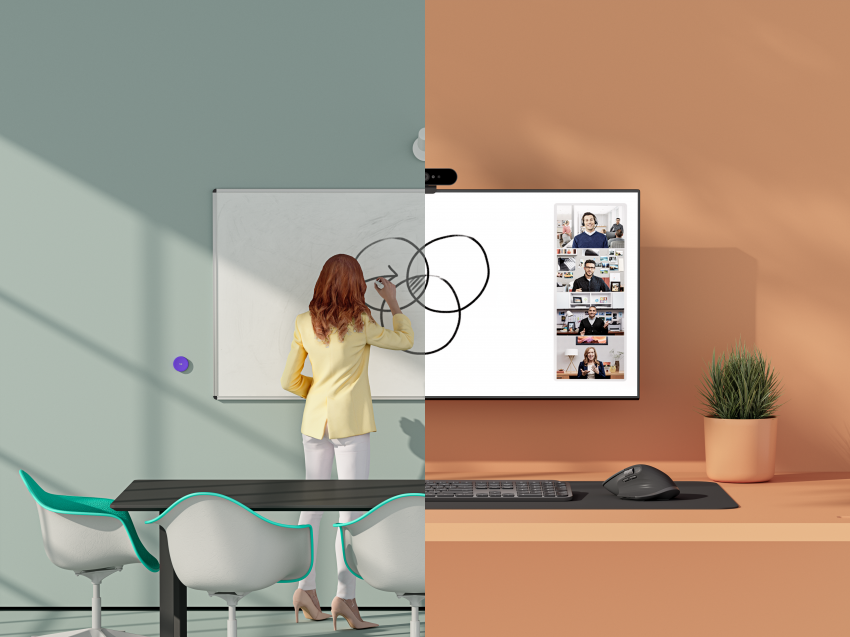 Logitech lanceert whiteboardcamera voor virtuele meetings