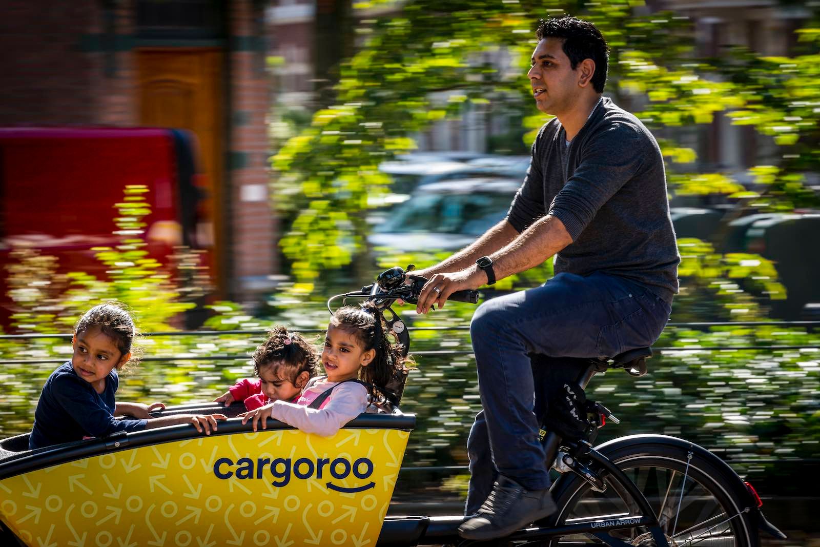 Cargoroo lanceert elektrische deelbakfietsen
