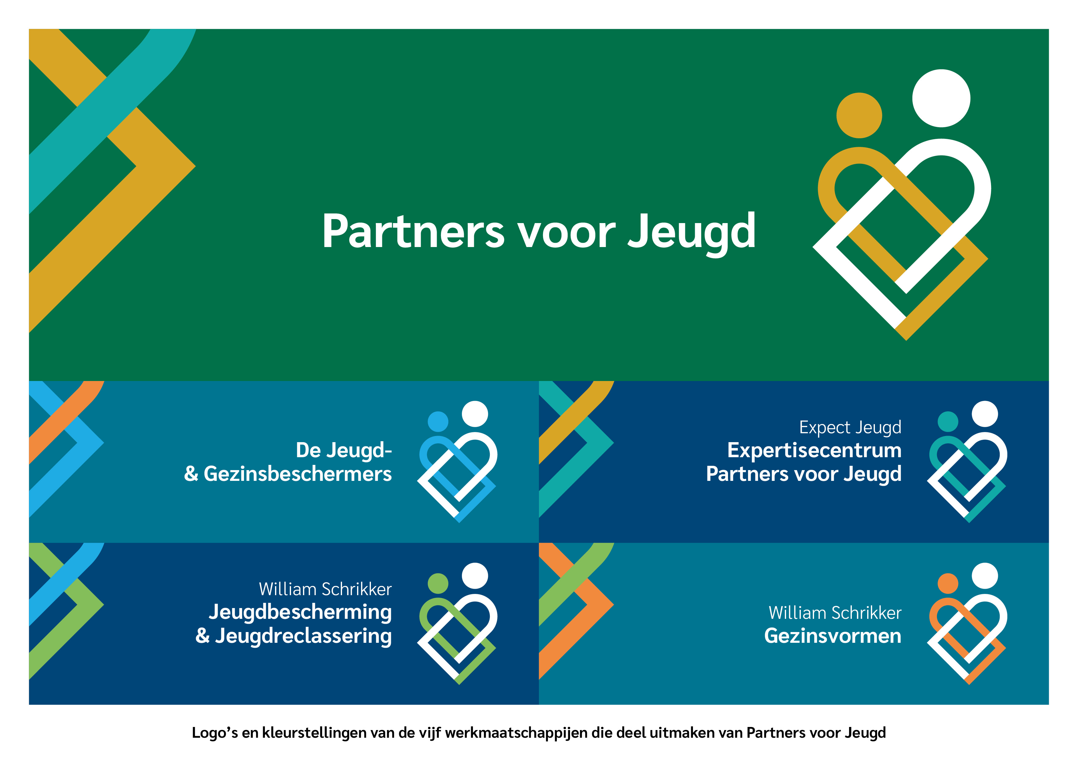 Nieuwe visuele identiteit voor Partners voor Jeugd
