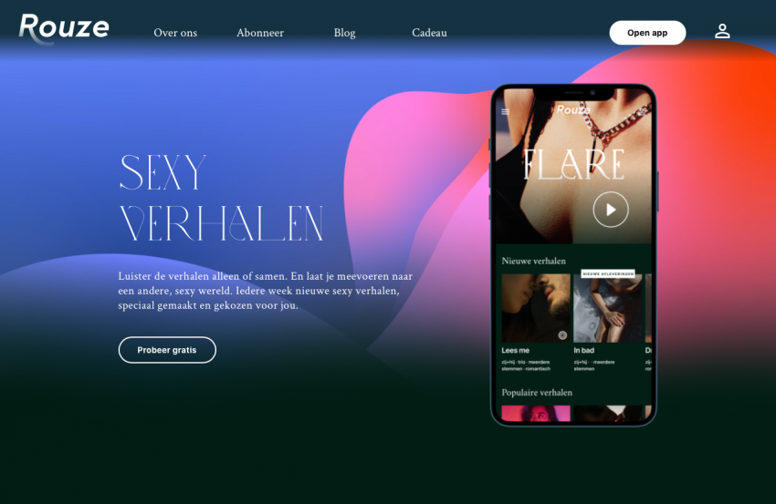Rouze lanceert nieuw platform met sexy luisterverhalen
