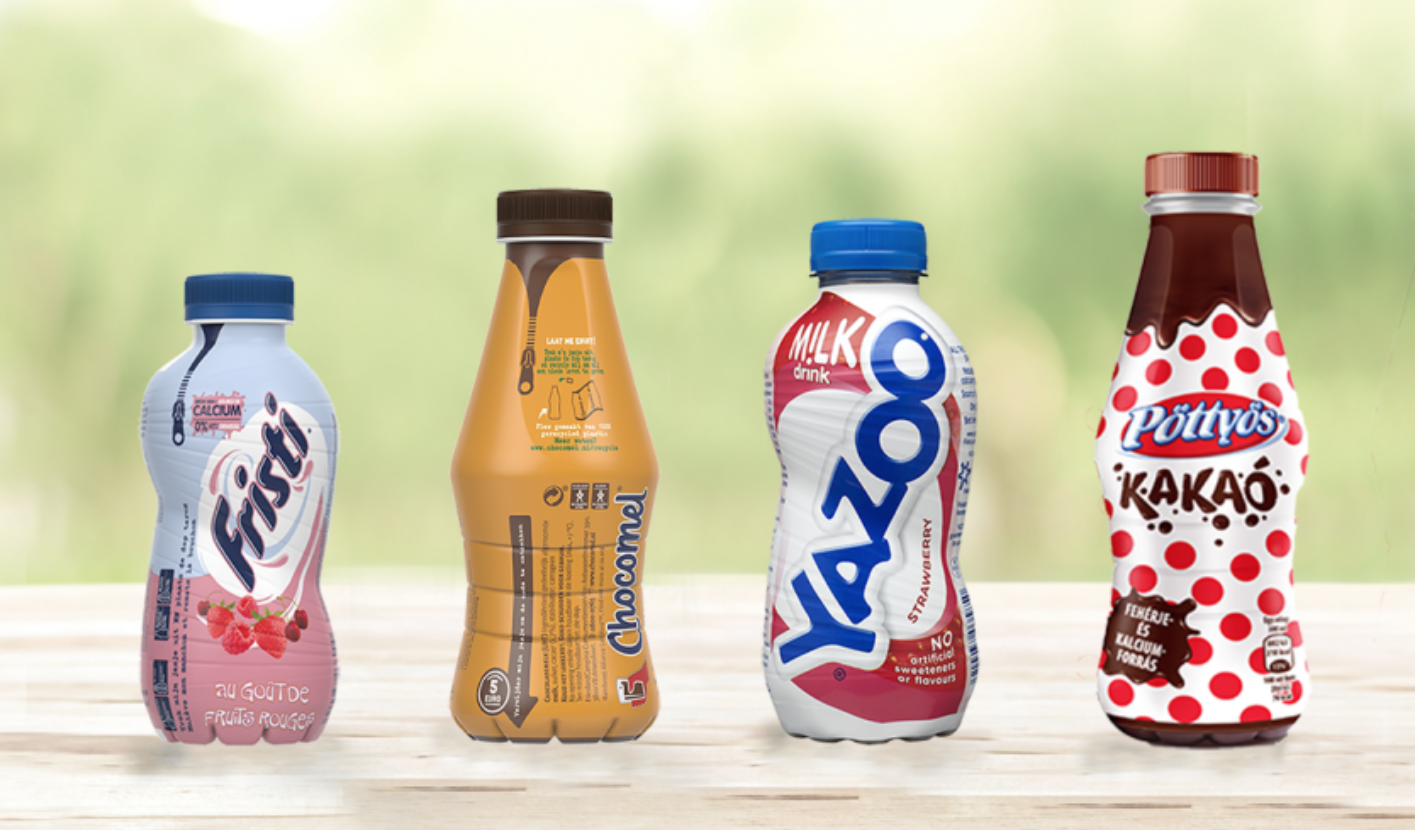 FrieslandCampina stapt over op 100% gerecyclede PET-flessen