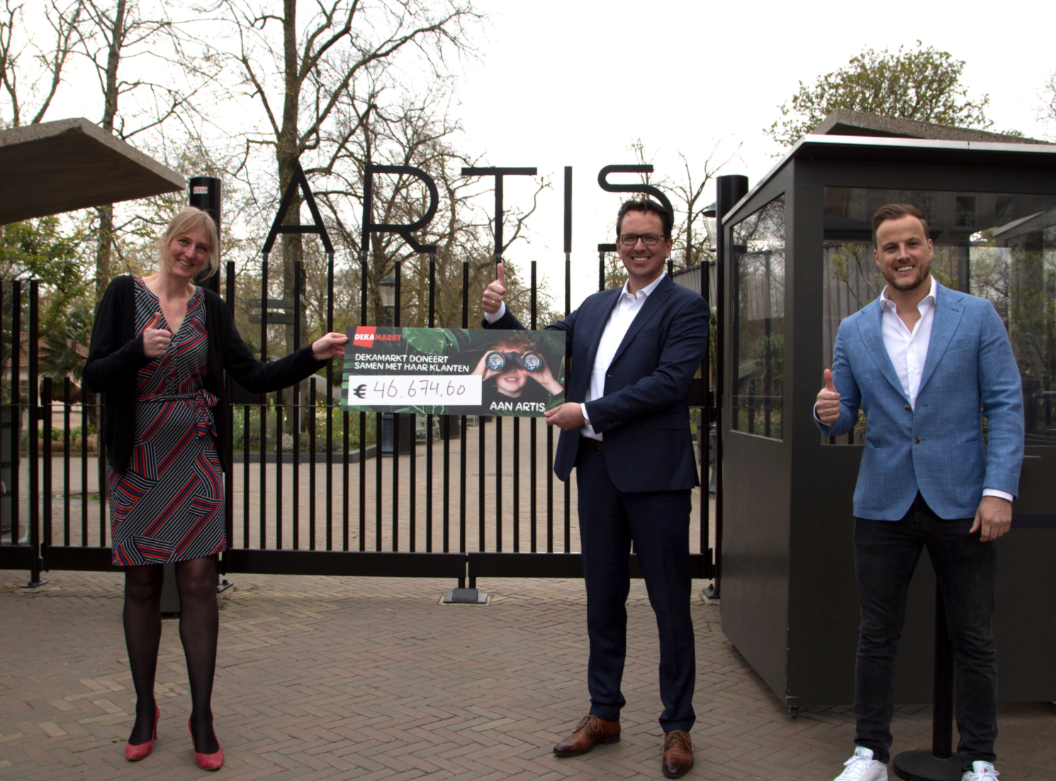 Dekamarkt steunt Artis met €48.000