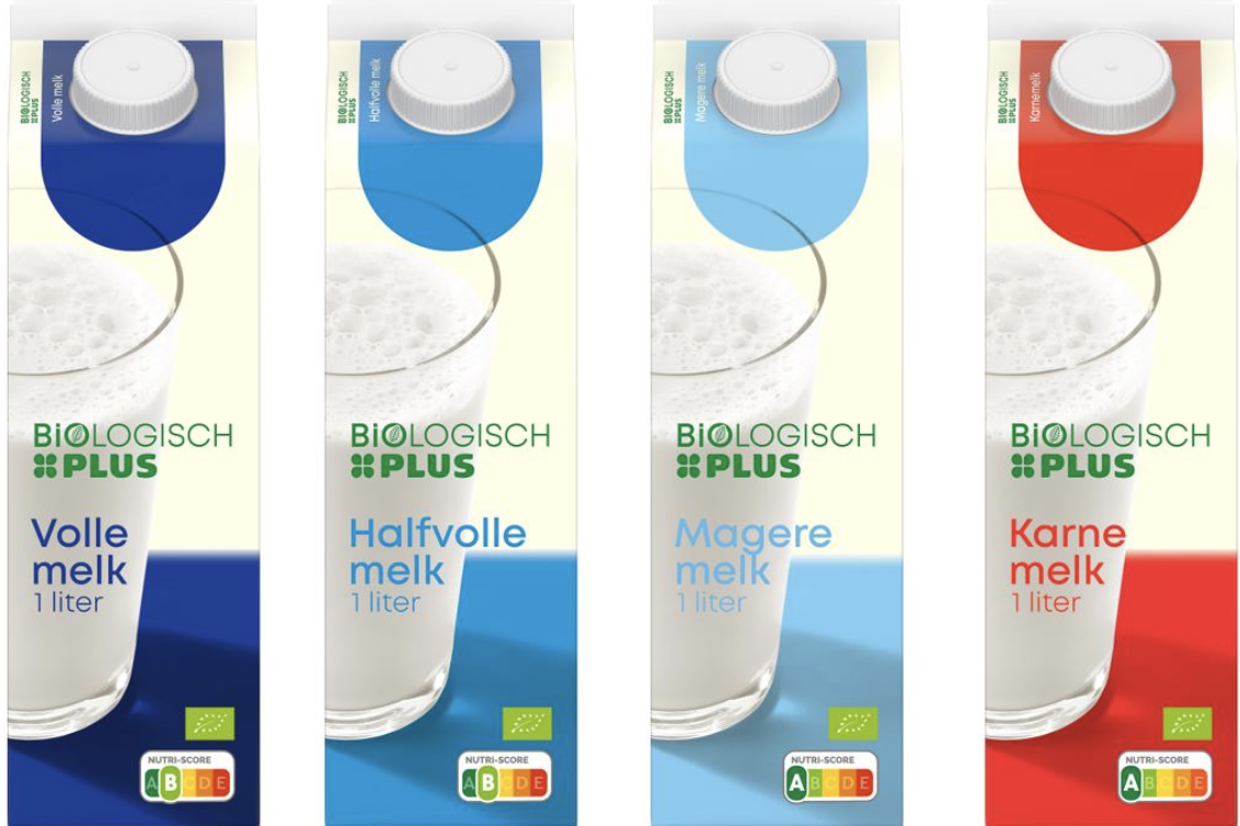 Dagverse melk van PLUS voortaan biologisch