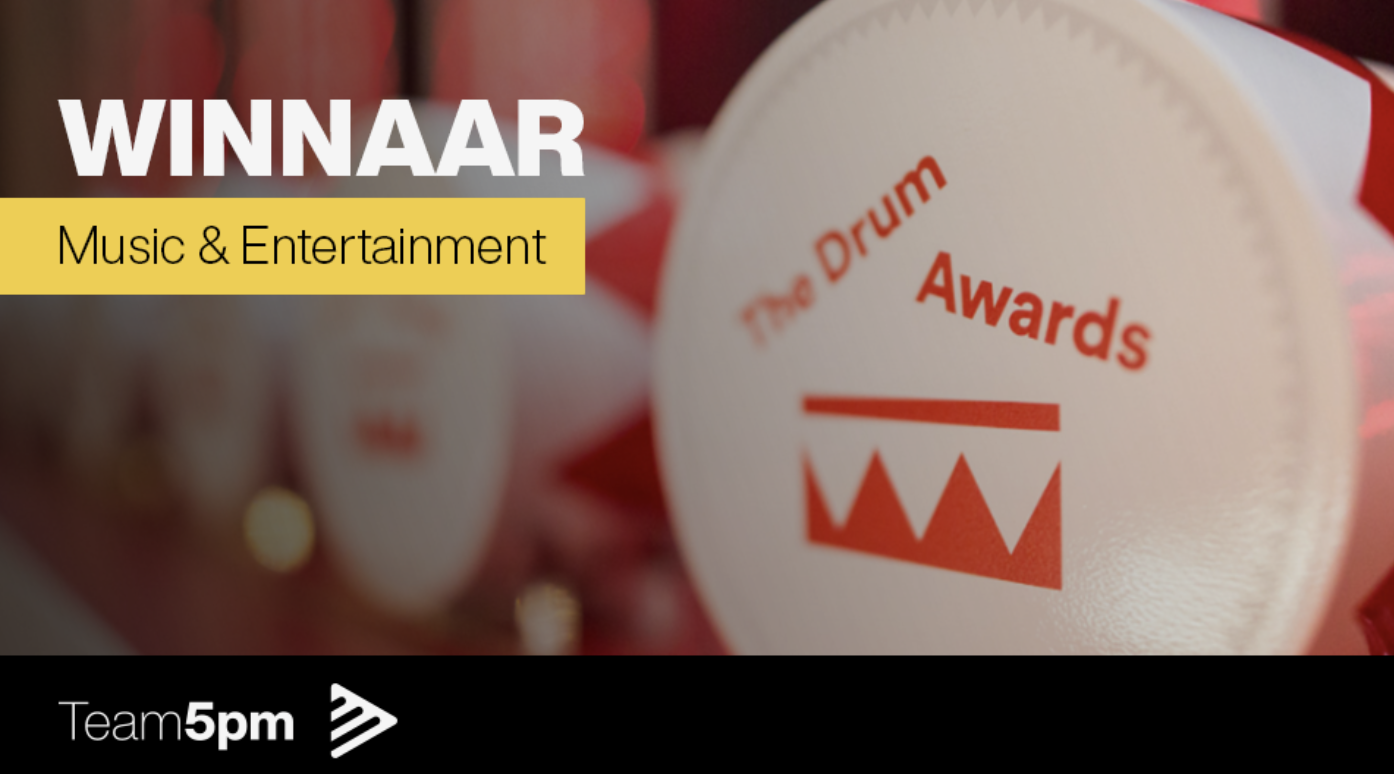 Team5pm en Amazon Prime Video winnen bij The Drum Awards