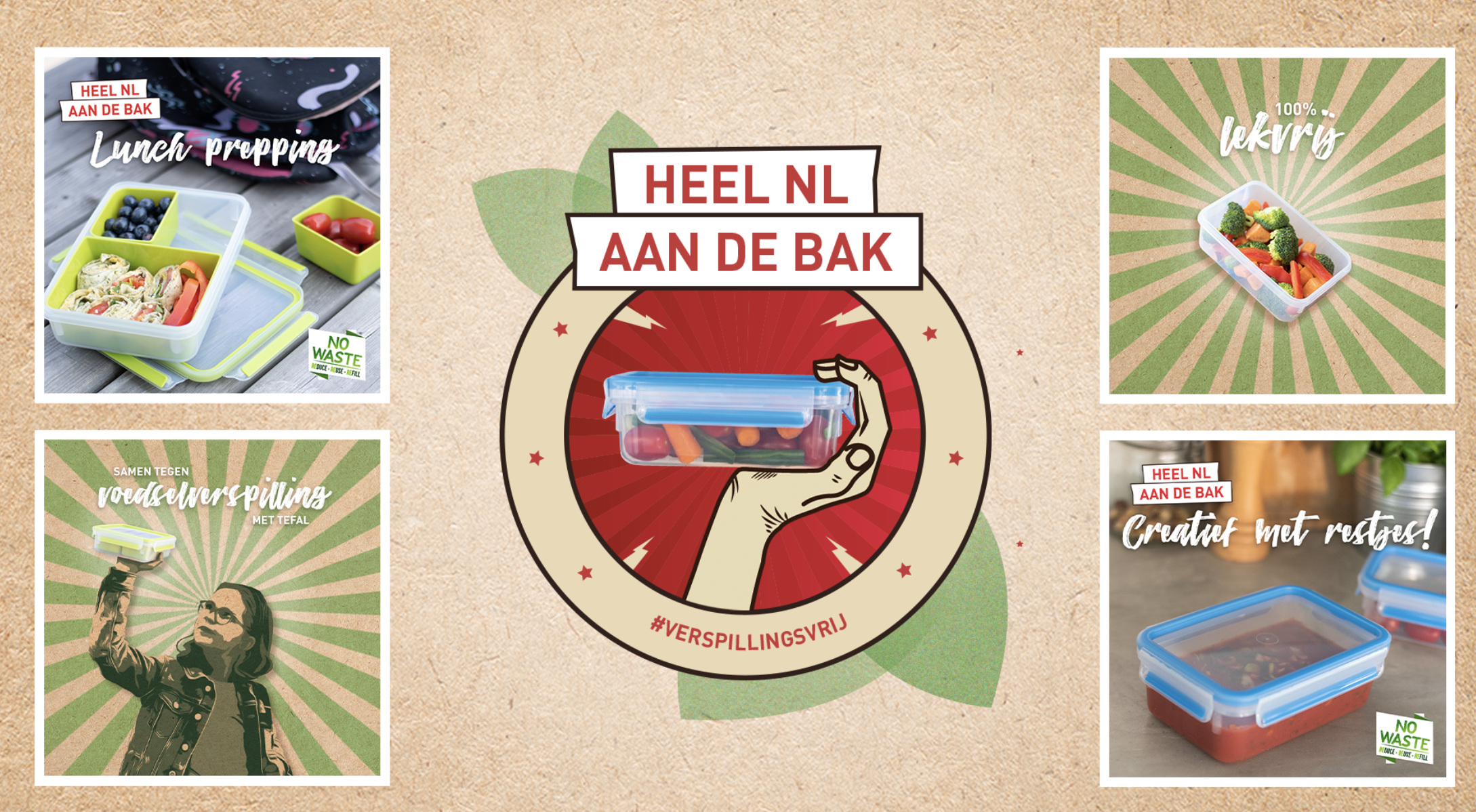 Aan de (vershoud)bak tegen voedselverspilling met Tefal