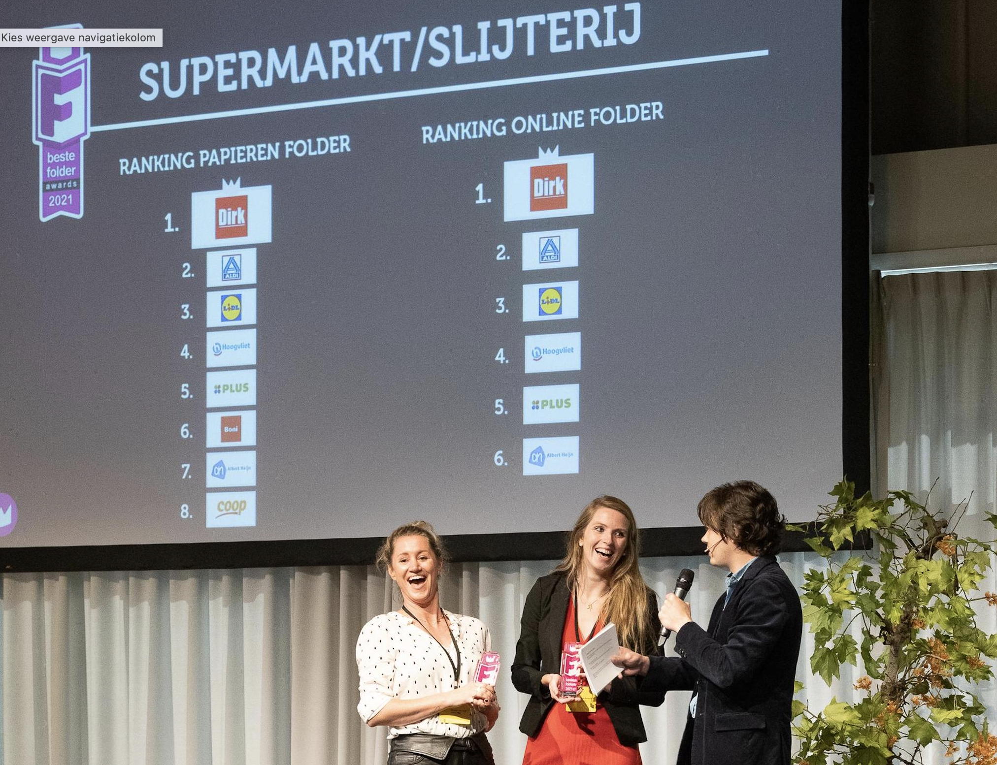 Dirk van den Broek wint voor vijfde jaar op rij Beste Folder Awards