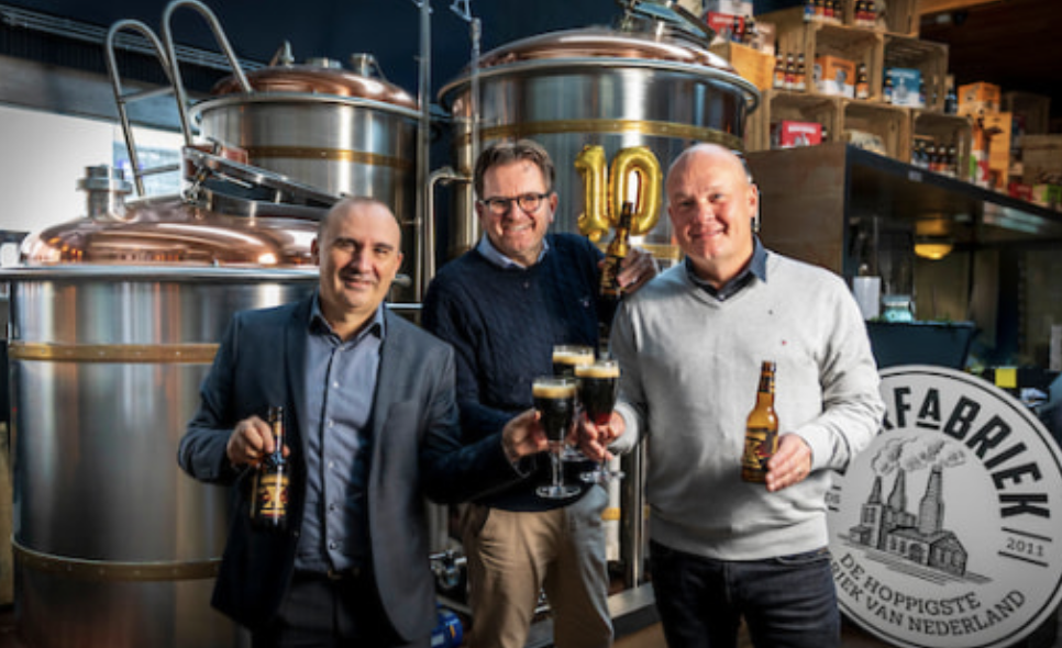 De Bierfabriek viert 10-jarig bestaan met speciaal jubileumbier
