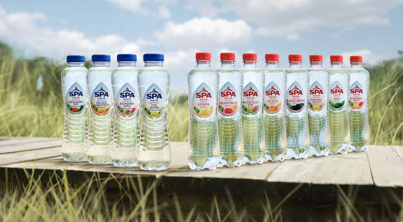 Spa Touch vernieuwd; flessen nu 100% recyclebaar