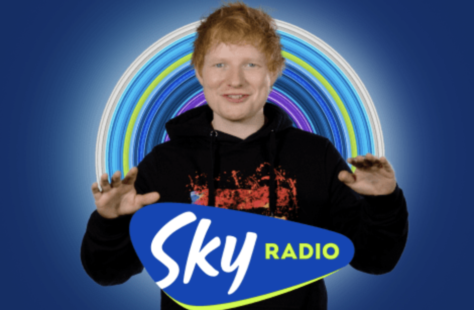 Hoofdrol voor Ed Sheeran in nieuwe TV-commercial Sky Radio