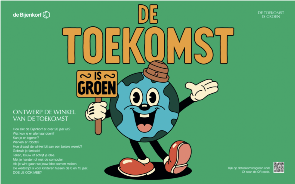 Kinderen ontwerpen de winkel van de toekomst bij De Bijenkorf
