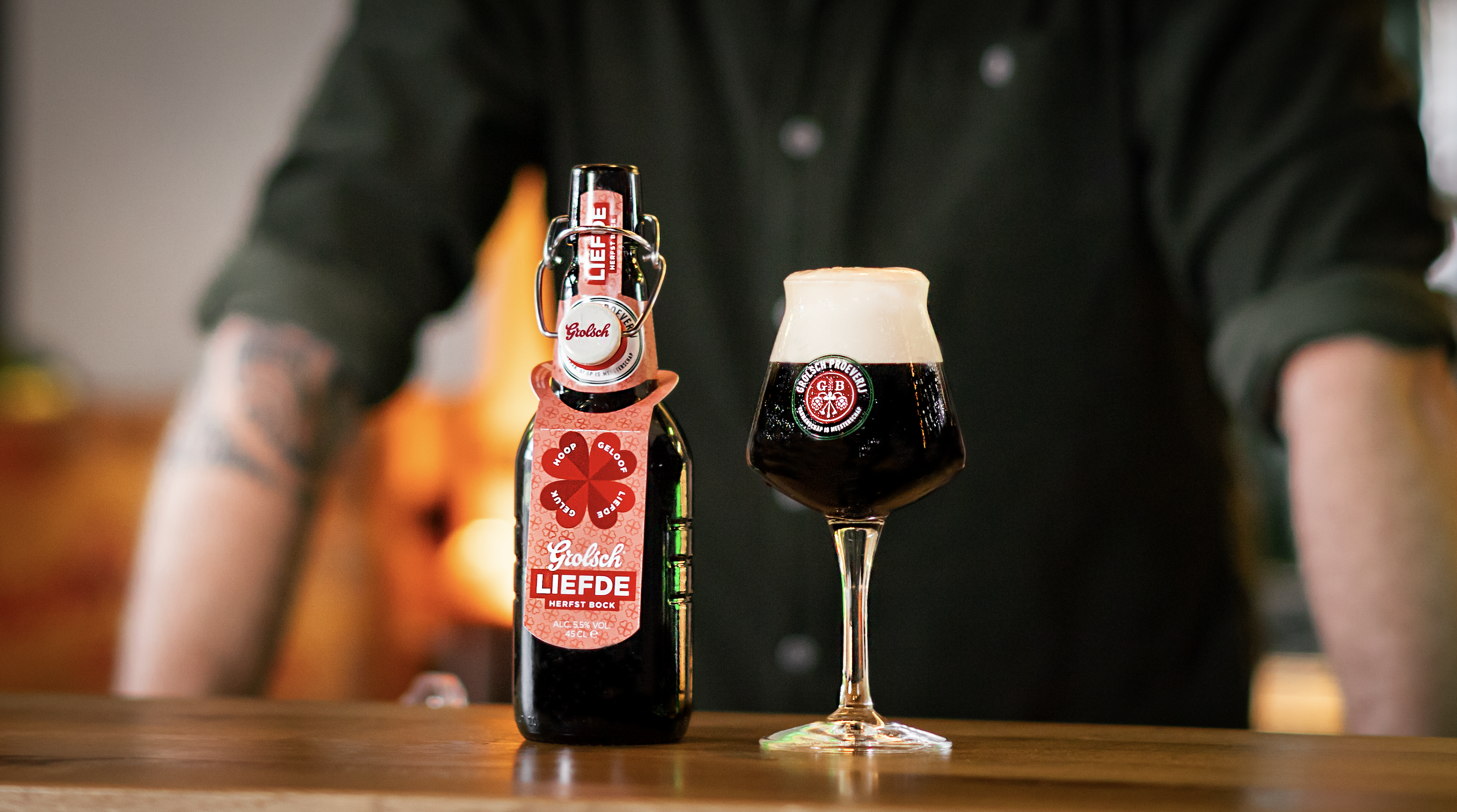 Na Hoop en Geloof komt Grolsch met Liefde